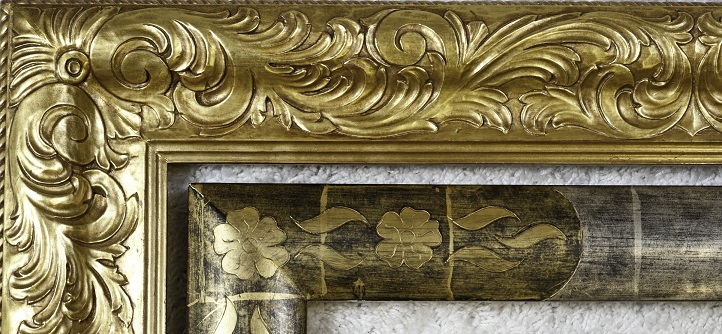 American gold leaf custom period frames