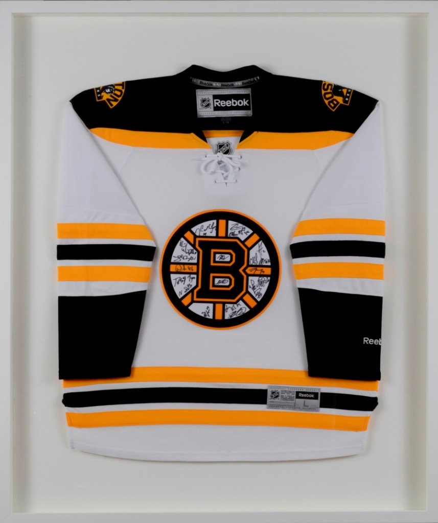 Custom Framing Jersey- an example