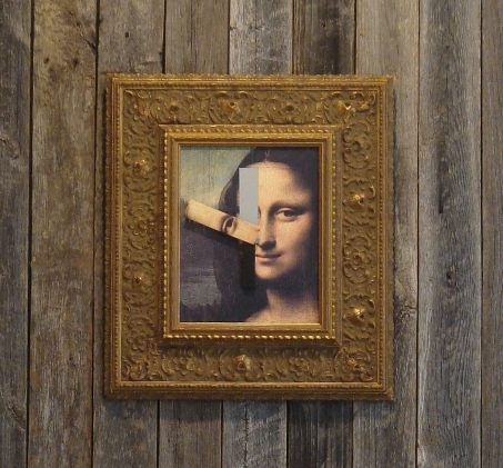 Contemporary Custom Framing-Mona Lisa